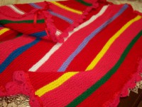 Copertina in pura lana " Rossana"